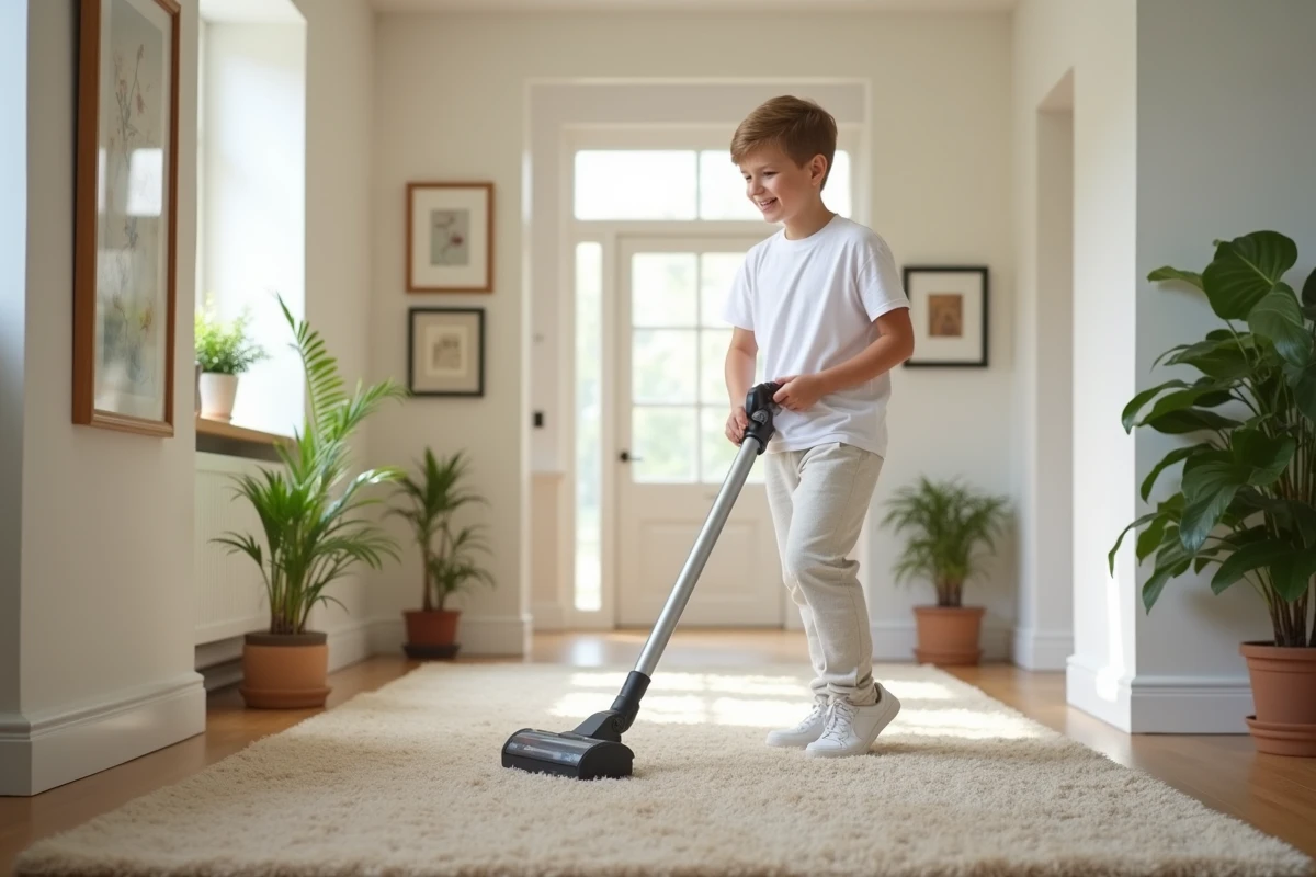 Adolescent passant l