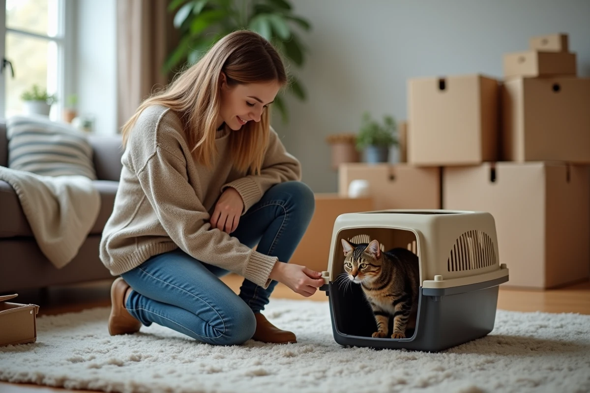 Temps nécessaire pour un chat d&rsquo;intérieur à déplacer une maison