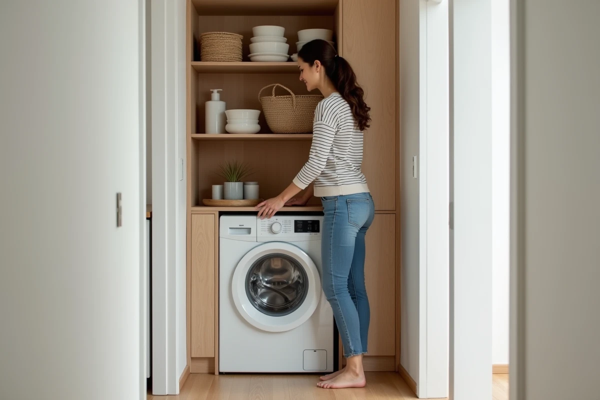 Installation d&rsquo;une machine à laver autonome dans un placard : possibilités et contraintes
