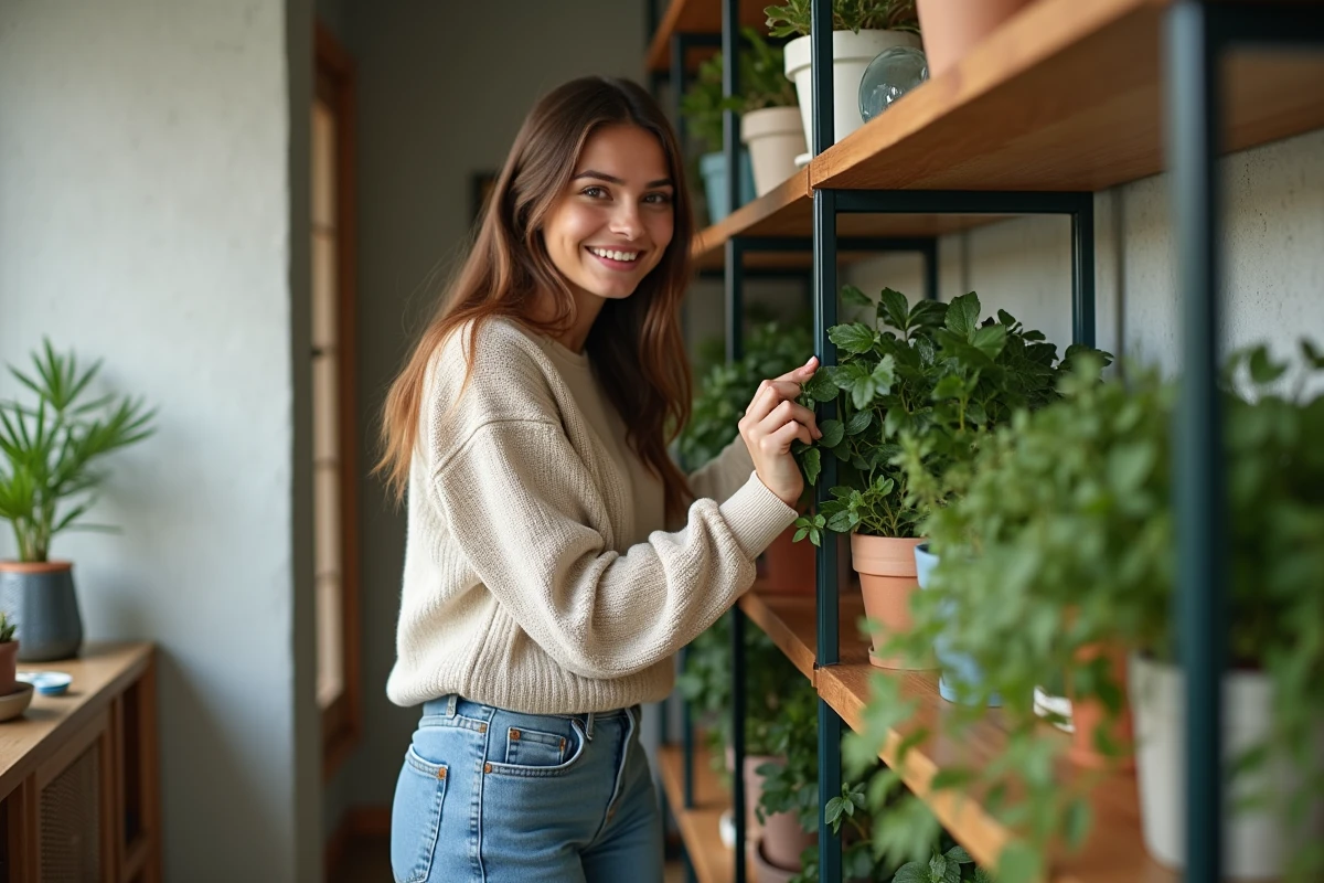 Disposition optimale des plantes sur une étagère : techniques et conseils